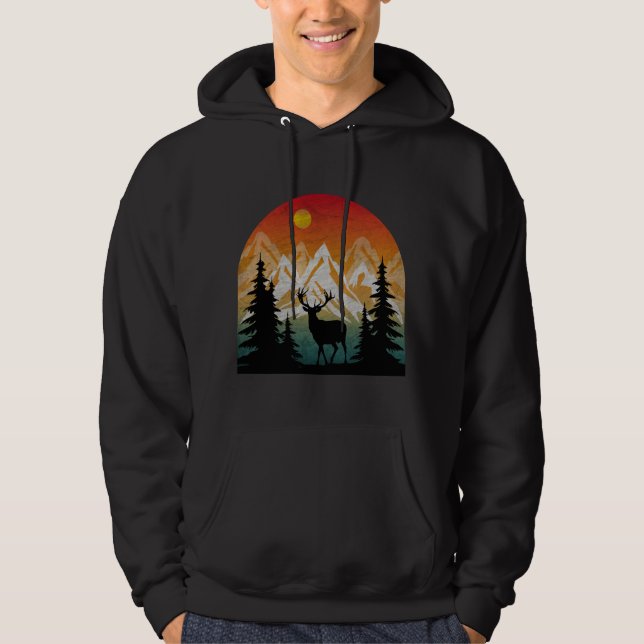 Vintage Natur Ren Hoodie (Framsida)