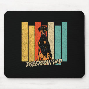 Vintage Naturlig Tjocken Oberman Hund Pappa Hundäg Musmatta