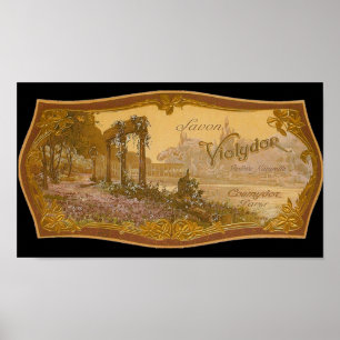 Vintage Naturligt soap Ad Poster