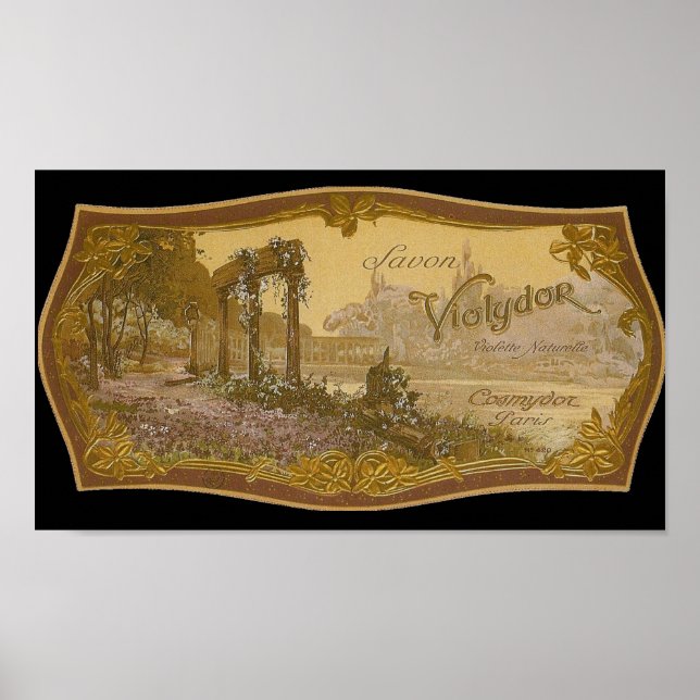 Vintage Naturligt soap Ad Poster (Framsidan)