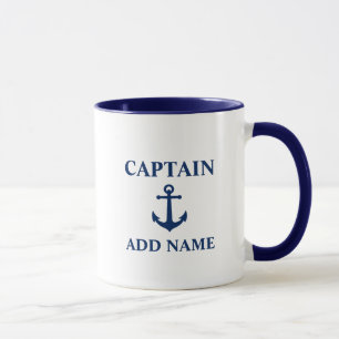 Vintage Nautical Anchor Kapten eller sjöflottan i Mugg