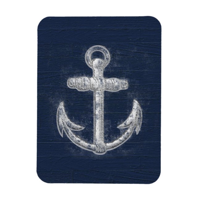 Vintage Nautical Anchor Magnet (Vertikal)