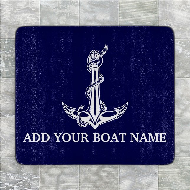 Vintage Nautical Anchor Rope Boat Namn (Skapare uppladdad)