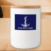 Vintage Nautical Anchor Rope Boat Namn