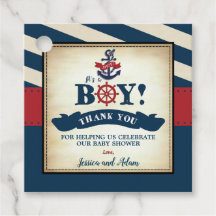 Vintage Nautical Pojke Shower Tack Ahoy