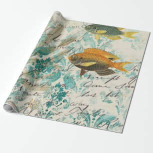 Vintage Nautical Presentpapper