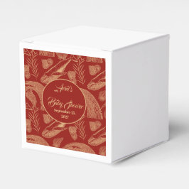 Vintage Nautical Whale Red Baby Shower Presentaskar