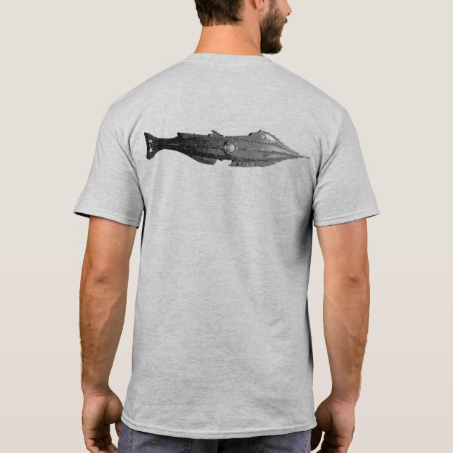 vintage_nautilus01 t shirt (Baksida)