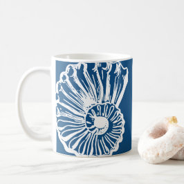 Vintage Nautilus Sea Snäcka Mugg