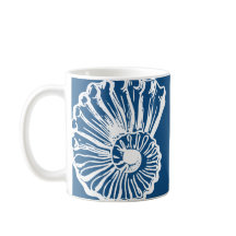 Vintage Nautilus Sea Snäcka Mugg