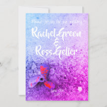 Vintage nautisk bröllopsinbjudan