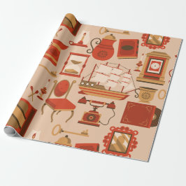 vintage nautisk retro marin antikisk frakt presentpapper