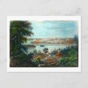 Vintage Nauvoo (Mississippi) Litografi Vykort