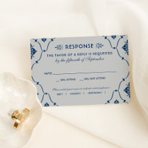 Vintage Navy Blue och Silver Art Deco Bröllop