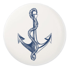 Vintage Navy Nautical Anchor Sjö House Boat Knopp