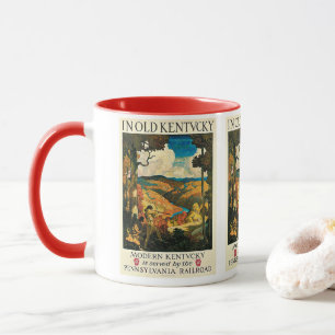 Vintage NC Wyeth-resemål, I Gamla Kentucky Mugg