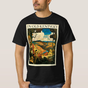 Vintage NC Wyeth-resemål, I Gamla Kentucky T Shirt