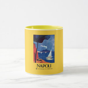 Vintage Neapel Italien Travel Mugg