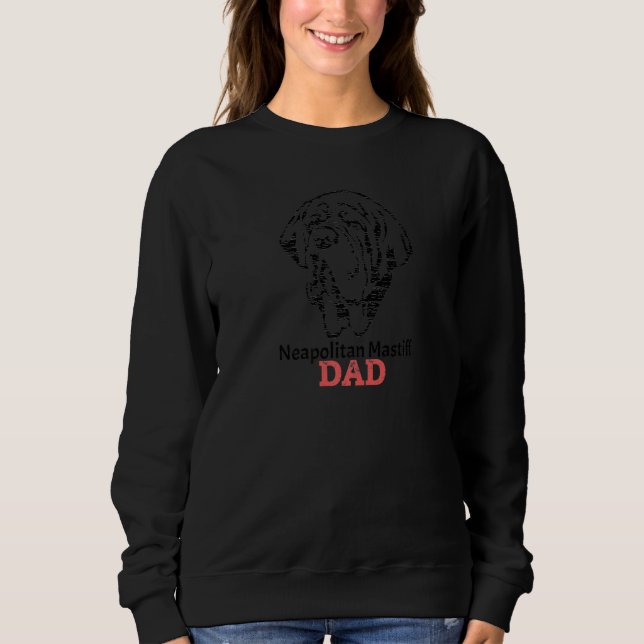 Vintage Neapolitan Mastiff Dad Neapolitan Mastiff  T Shirt (Framsida)