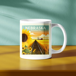 Vintage Nebraska Kaffemugg