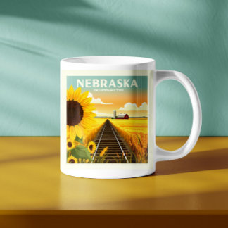 Vintage Nebraska Kaffemugg