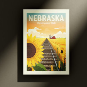 Vintage Nebraska Vykort