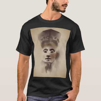 Vintage Nefertiti Pharaonic Queen Papyrus Struktur T Shirt