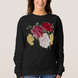 Vintage Nejlikor Blommig illustration T Shirt