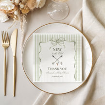 Vintage Neutral New to the Club Golf Baby Shower