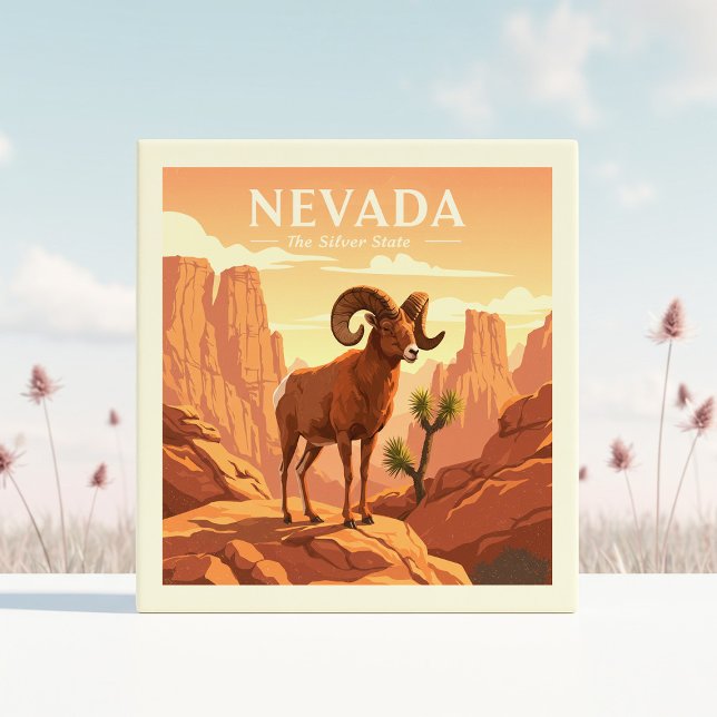 Vintage Nevada Kakelplatta (Skapare uppladdad)