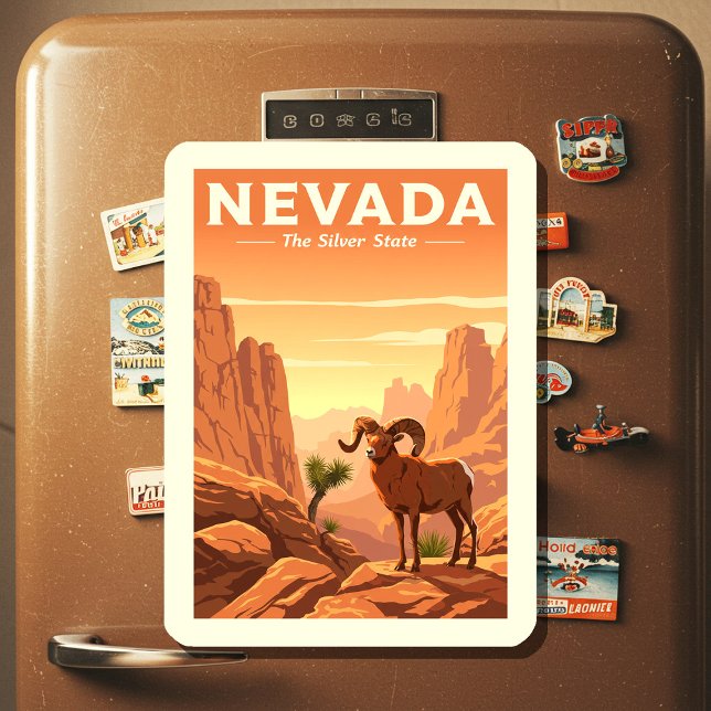 Vintage Nevada Magnet (Skapare uppladdad)