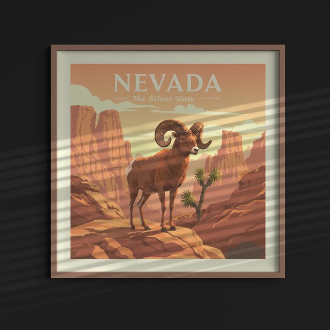Vintage Nevada Poster (Skapare uppladdad)