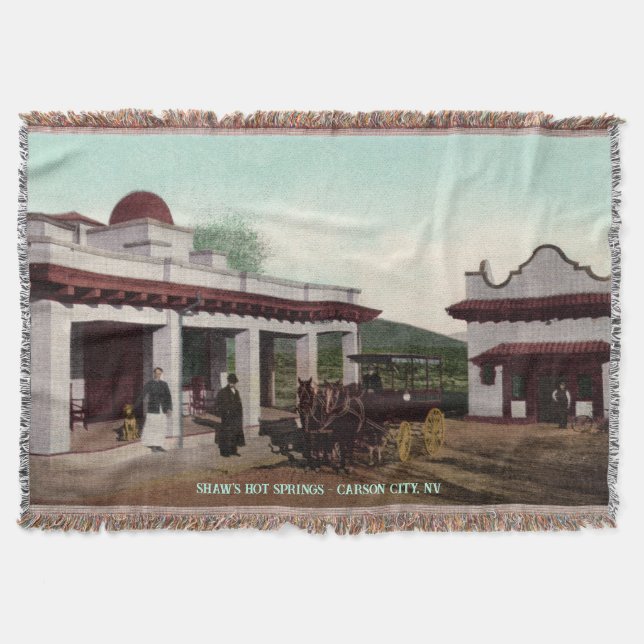 Vintage Nevada Throw Blanket Filt (Framsidan)