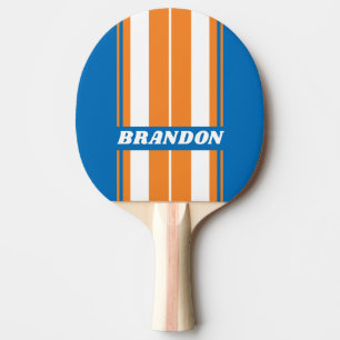 Vintage New Amsterdam Board Stripes med namn Pingisracket
