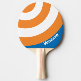 Vintage New Amsterdam Circle Stripe med namn Pingisracket