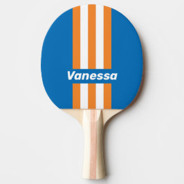 Vintage New Amsterdam Pin Stripes med namn Pingisracket