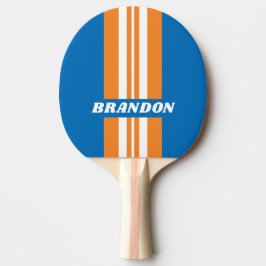 Vintage New Amsterdam Rally Stripe med namn Pingisracket