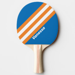 Vintage New Amsterdam-ränder med namn Pingisracket