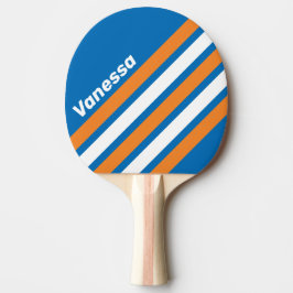 Vintage New Amsterdam Snedrandig med namn Pingisracket