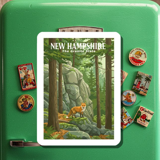 Vintage New Hampshire Magnet (Skapare uppladdad)