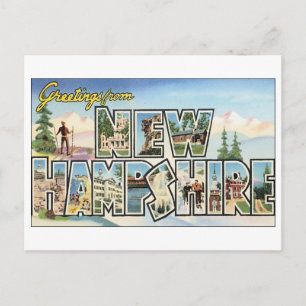 Vintage New Hampshire Postcard Vykort