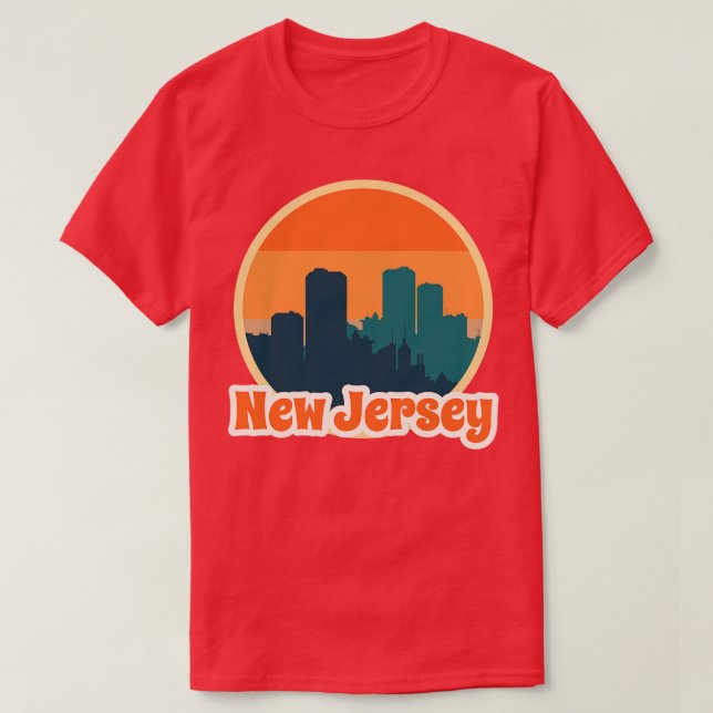 Vintage New jersey T Shirt (Design framsida)