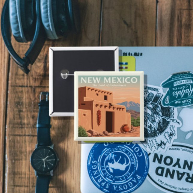 Vintage New mexico Knapp (Skapare uppladdad)