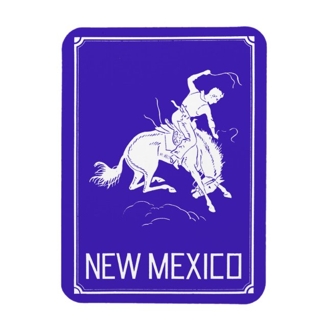 Vintage New mexico Magnet (Vertikal)