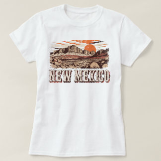 Vintage New Mexico-ökenvästlig t-shirt
