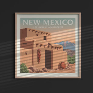 Vintage New mexico Poster