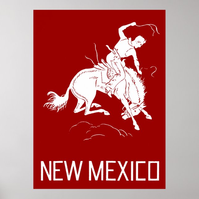 Vintage New mexico Poster (Framsidan)