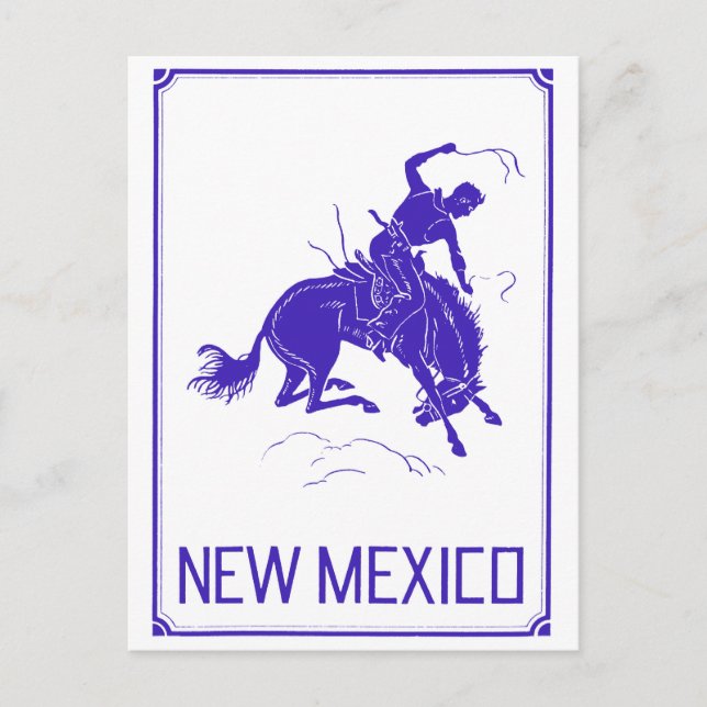 Vintage New mexico Vykort (Framsida)