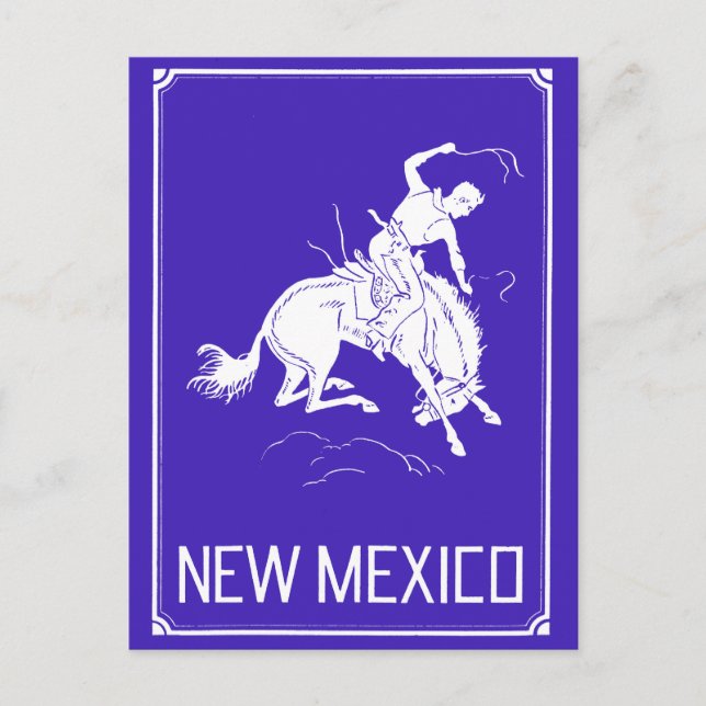 Vintage New mexico Vykort (Framsida)