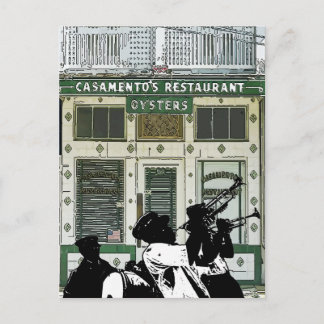 Vintage New Orleans  Brassorkester Vykort